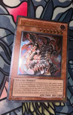 Yu-Gi-Oh! Dark Armed Dragon Ultimate Rare English TU06 German Edition LP - Image 1