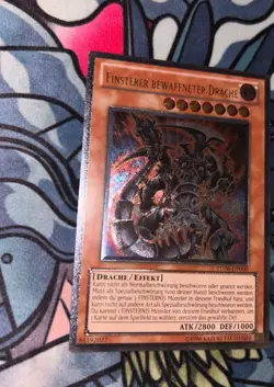 Yu-Gi-Oh! Dark Armed Dragon Ultimate Rare English TU06 German Edition LP - Image 2
