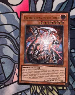 Yu-Gi-Oh! Dark Armed Dragon Ultimate Rare English TU06 German Edition LP - Image 3