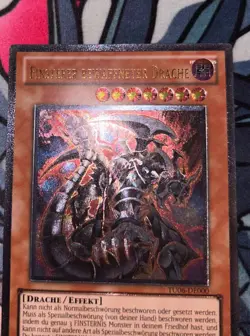 Yu-Gi-Oh! Dark Armed Dragon Ultimate Rare English TU06 German Edition LP - Image 4