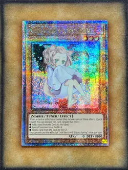 Yugioh Ash Blossom & Joyous Spring RA04-EN025 Quarter Century 1st Ed Alt Art NM - Image 1