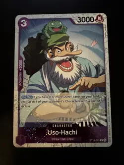 Uso-Hachi ST18-001 Holo Pirate Foil Premium Collection PRB02 One Piece Card Game - Image 1