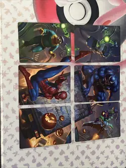 Spider Man Magic The Gathering Art Card Display Set All Cards Near Mint - Image 1