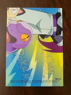 LP! RAINBOW Topps Pokemon Pikachu Toothbrush P04 of 6 Series 3 Puzzle Card - Image 3