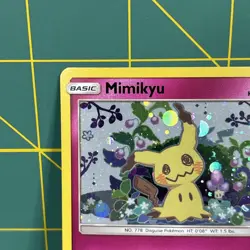 Mimikyu Promo SM163 Team Up Blister Pokemon Card Sun & Moon Holo - Image 4