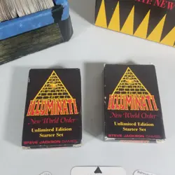 ILLUMINATI New World Order Card Game 800+ Cards ONE WITH EVERYTHING UNIQUE BLANK - Image 4