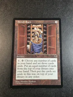 Scroll Rack Magic The Gathering MTG Tempest 1997 - Image 1