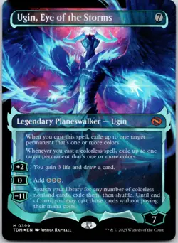 Ugin, Eye of the Storms (Showcase) 399 Tarkir: Dragonstorm NM FOIL MTG - Image 1