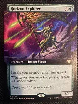 English - MTG Horizon Explorer - Extended Art - Edge Of Eternities Commander - Image 1