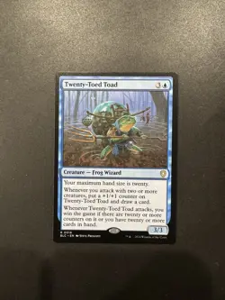 Twenty-Toed Toad 0016 Rare Non Foil Bloomburrow Commander MTG Near Mint - Image 1