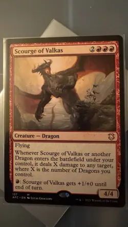 Scourge of Valkas Commander: Adventures in the Forgotten Realms 137 NM - Image 1