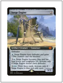 1x Surge Engine, Extended Art, Magic MTG NM - Image 1