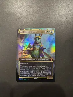 Ms. Bumbleflower (Borderless) MTG BLC 0003 Mythic NM Foil - Image 1