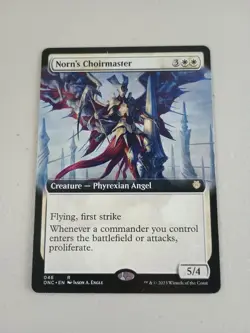 MTG Norn's Choirmaster Extended Art Phyrexia All Will Be One Commander Angel NM - Image 1