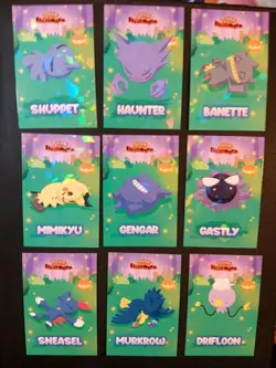 Sleepy SET POKEMON DATABASE HALLOWEEN SET STAR HOLO PERU US SELLER 2025 Peru - Image 3