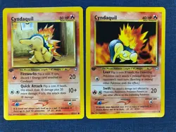 Cyndaquil 1st Edition Neo Genesis Lot #s 56/111 And 57/111 Pokemon TCG - Image 1