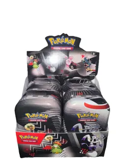 Pokemon TCG Black Bolt White Flare Unova Mini Tin Display Sealed - Image 1