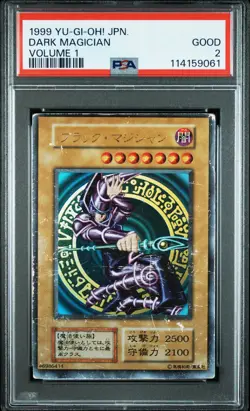1999 YU-GI-OH! JAPANESE VOLUME 1 DARK MAGICIAN PSA 2 - Image 1