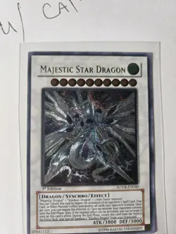 Yu-Gi-Oh Majestic Star Dragon SOVR-EN040 Ultimate Rare 1st Edition - Image 2