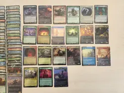 MTG Lord of the Rings Tales of Middle Earth - 145 Card Foil Lot (Lightly Played) - Image 2