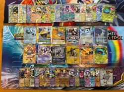 Pokemon Card Full Art Alt Art Fire Charizard Snorlax Tag Team Zapdos 49 Cards - Image 1