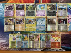 Vintage Pokemon Card Lot Reverse Holo Fire Tyranitar Glaceon Shiny Drifloon - Image 1