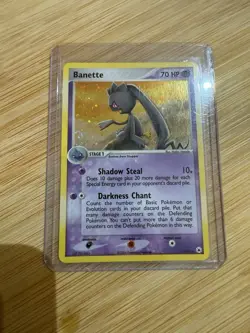 Pokemon TCG Banette Holo Card 1/101 Hidden Legends Series Near Mint NM Swirl - Image 1