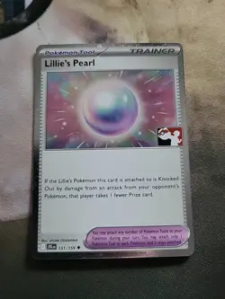 Lillie's Pearl Holo Pokemon Prize Pack Series 7 Promo Pokemon Card NM/LP - Image 1