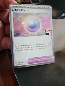 Lillie's Pearl Holo Pokemon Prize Pack Series 7 Promo Pokemon Card NM/LP - Image 2