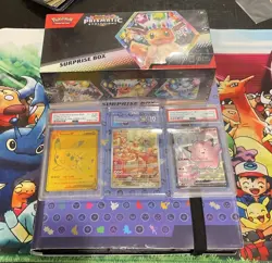 Pokemon TCG Collection, 1 Binder, 3 Graded Cards,1 Prismatic Surprise Box Sealed - Image 2