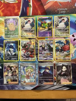 Pokemon Card Full Art Alt Art Fire Snorlax Arcanine Pikachu - Image 1