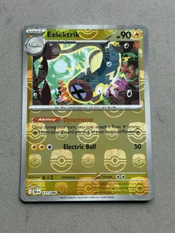 Eelektrik 031/086 Master Ball Pattern Holo Foil - Pokemon Card Black Bolt - NM - Image 1