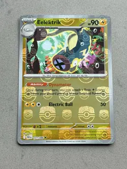Eelektrik 031/086 Master Ball Pattern Holo Foil - Pokemon Card Black Bolt - NM - Image 3