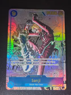 One Piece TCG Manga Sanji Card OP06-119 (PRB02) English Edition - Image 1