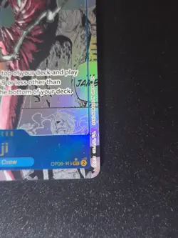 One Piece TCG Manga Sanji Card OP06-119 (PRB02) English Edition - Image 3