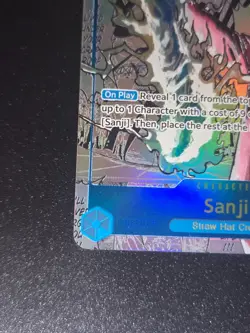 One Piece TCG Manga Sanji Card OP06-119 (PRB02) English Edition - Image 4