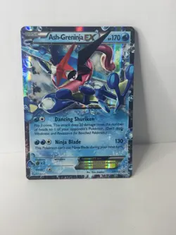 Ash-Greninja EX Pokemon Card - XY Breakpoint 170 HP Holo Rare - Image 1