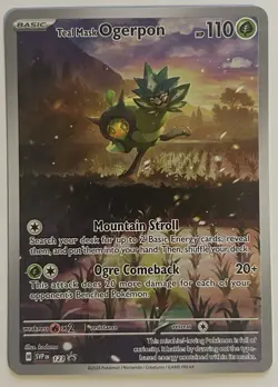 Teal Mask Ogerpon 123 Sv: Scarlet & Violet Promo Cards Holo - Image 1