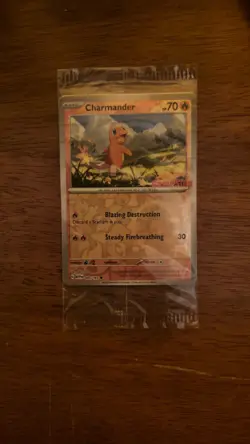 🔥 Pokemon Charmander GameStop Promo Card 004/165 Scarlet & Violet Sealed NM - Image 1