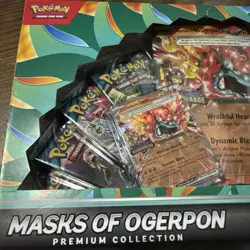 Pokemon TCG Ogerpon Premium Collection Masks of Ogerpon Card 6/13 Sealed - Image 2
