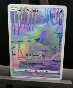 NEW! Alolan Vulpix Pokemon TCG POCKET Special Illustration Rare Immersive Card - Image 2