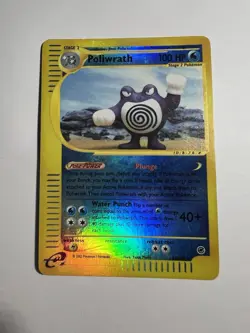 Poliwrath Pokemon TCG Expedition Base Set Reverse Holo Card 60/165 NM Condition - Image 1