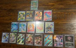 Pokemon TCG Mega/GX 18 card Lot, Full art, GX, SR, V, EnglishALL CARDS INCLUDED - Image 1