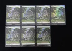 2025 Magic The Gathering MTG Marvel EN #L Borderless Forest Lot*7 AK001 - Image 1