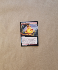 MTG Magic AFR Commander X1 EXTENDED ART Orb of Dragonkind (NM/M) - Image 1