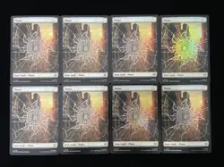 2025 Magic The Gathering MTG Marvel EN #L Borderless Plains Lot*8 AK001 - Image 1