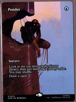 Ponder (Borderless) Marvel Universe Eternal- NON HOLO - PACK FRESH - Image 1