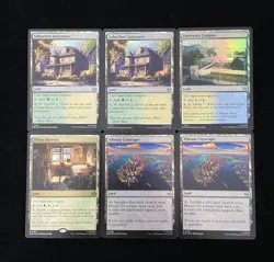 2025 Magic The Gathering MTG Marvel EN Foil #L Vibrant Cityscape Lot*6 AK001 - Image 1