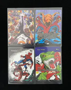 2025 Magic The Gathering MTG Marvel EN #M Borderless Saw in Half Lot*4 AK001 - Image 1