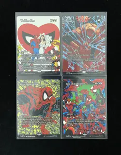 2025 Magic The Gathering MTG Marvel EN Borderless Arachnogenesis Lot*4 AK001 - Image 1